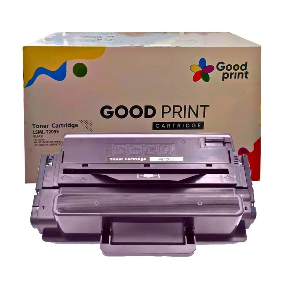 Tóner compatible con MLT-D205L ML-3310,3312,3712 SCX-4835FR/5637, negro